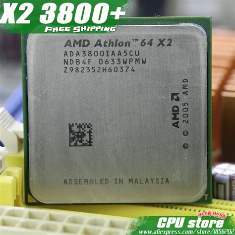 AMD Athlon 64 X2 3800+ CPU Processor (2.0Ghz/ 1M /1000GHz) Socket am2 ...