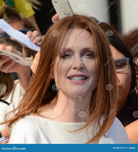 Julianne Moore Au Festival De Film De Giffoni 2017 Photo stock