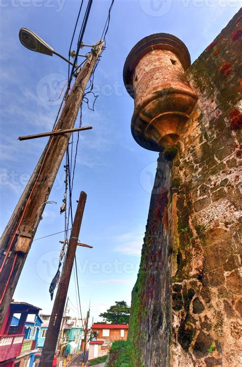 City Walls and lookout along the streets of San Juan, Puerto Rico