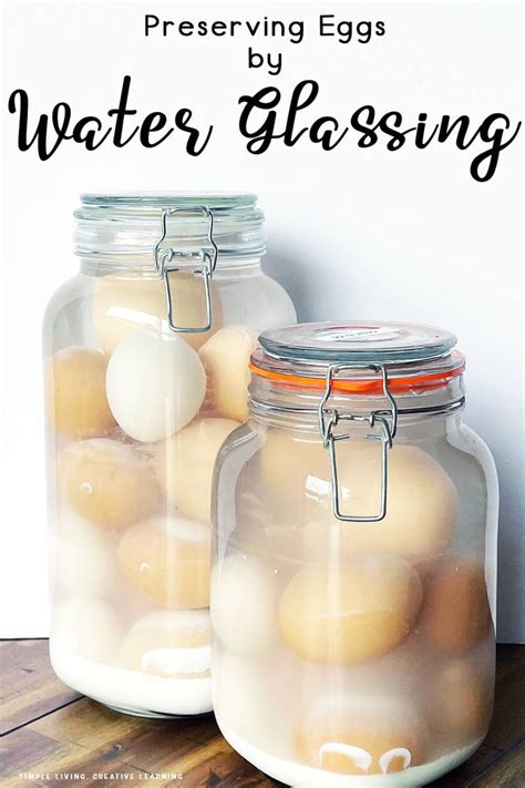 how to preserve eggs long term
