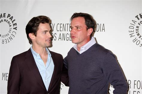 LOS ANGELES, MAR 7 - Matt Bomer, Tim DeKay arriving at the White Collar