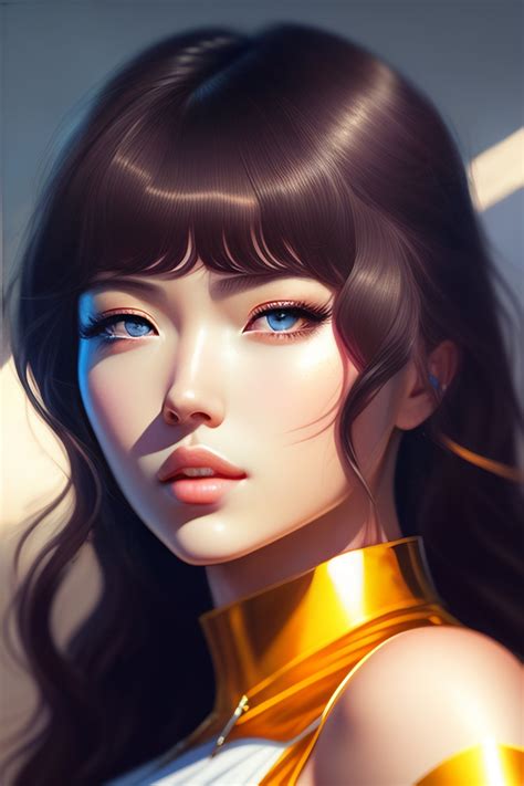 Lexica - Portrait Anime girl Scarlet Johanson. fine-face, pretty face