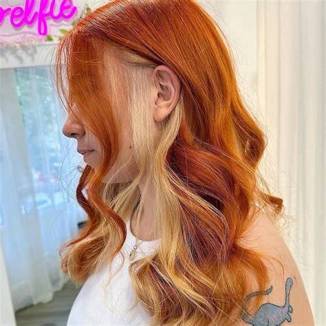 Brown Hair With Blonde Under