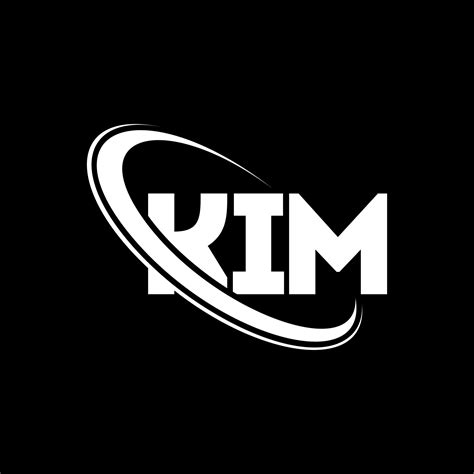 logotipo de Kim. carta de kim diseño del logotipo de la letra kim
