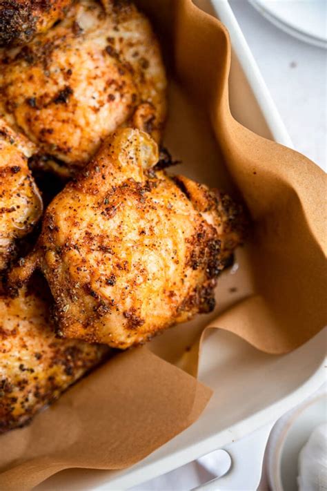 Easy Baked Chicken Thighs - Tasting With Tina