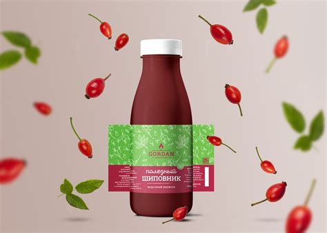 Этикетки для фирменных морсов on Behance