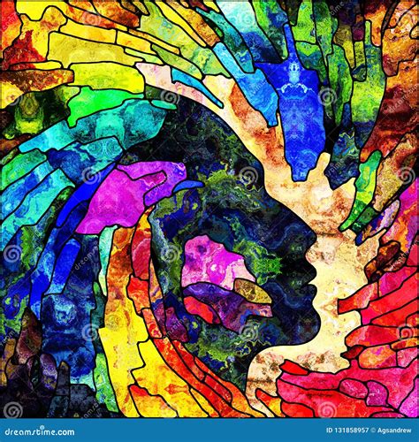 Spirit of Spiral Color stock illustration. Illustration of church