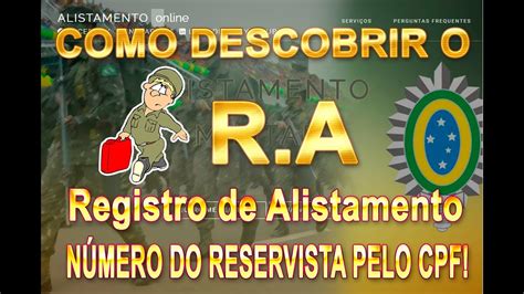 O Que É Ra Na Reservista