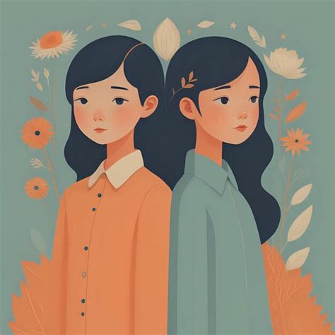 Premium Photo | Picture of two girls together