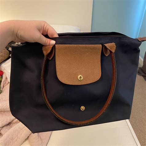 Navy Blue Longchamp Purse #longchamp #longchamppurse... - Depop