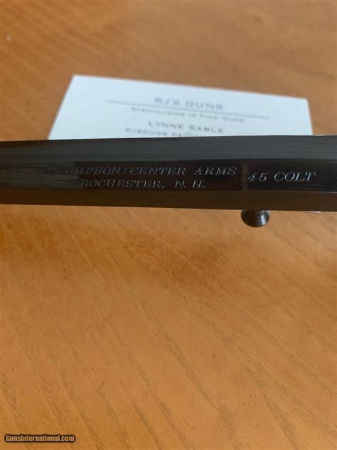 Thompson Center Contender .45 Colt Octagon Barrel