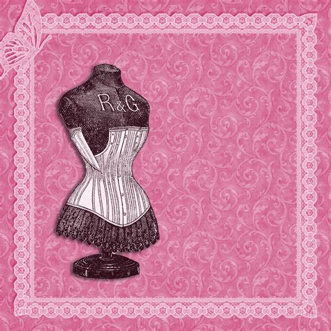 Corset, Lingerie French Background Free Stock Photo - Public Domain