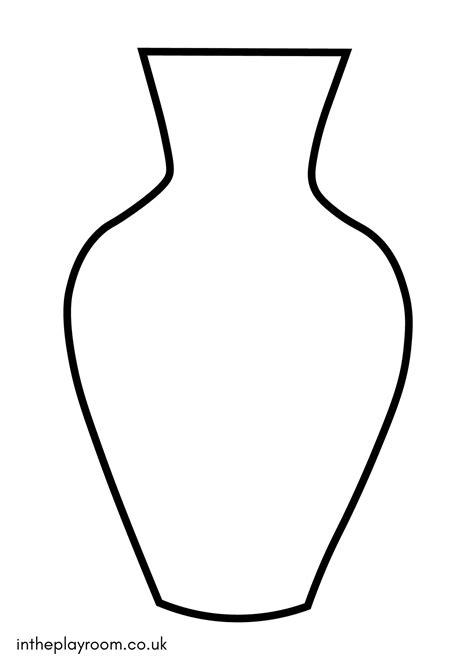 Printable Vase Template