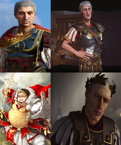 Julius Caesar depictions in video games : r/grandorder