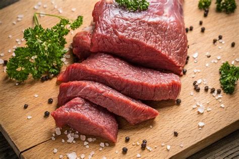 premium photo raw beef