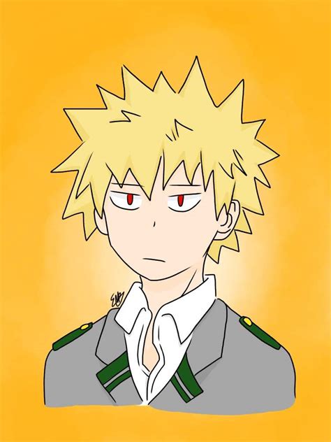 Easy Drawing Of Bakugou