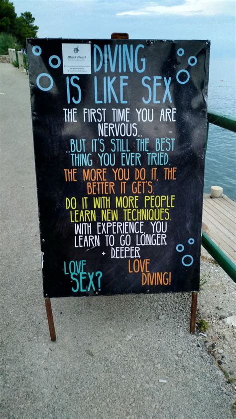 Diving is like sex : r/funny