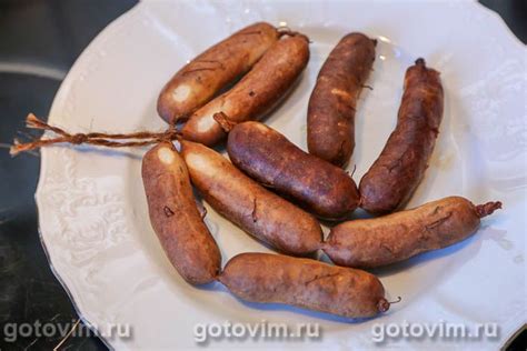 Домашние колбаски из индейки горячего копчения . Рецепт с фото