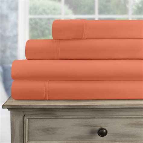 300 Thread Count Egyptian Cotton Solid Sheet Set - Walmart.com
