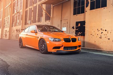 HD wallpaper: BMW, Orange, E92, GTS, Building, M3 | Wallpaper Flare