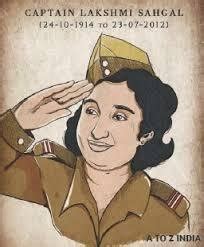 captain lakshmi sahgal social activist  female army officer