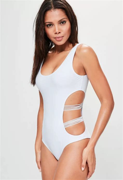 Chrissy Teigen's White One-Piece Swimsuit | PS Fashion