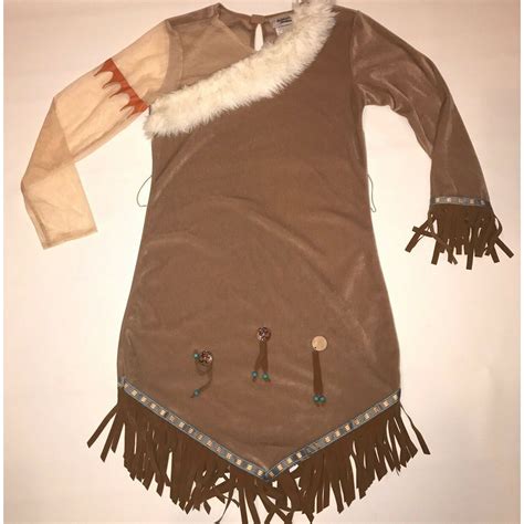 Walt Disney World Disneyland Pocahontas Halloween Costume Dress Girl ...