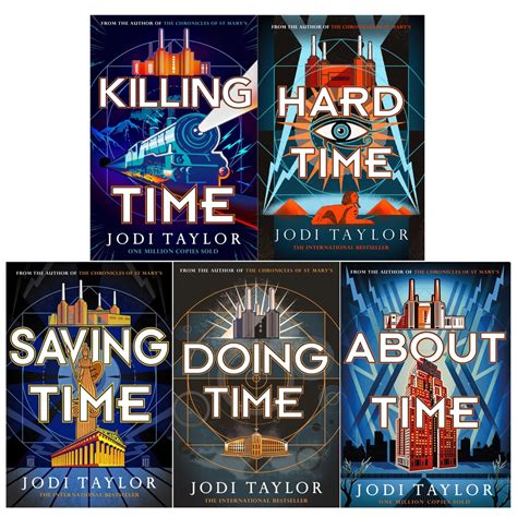 Jodi Taylor Time Police Series 5 Books Collection Set (Saving Time