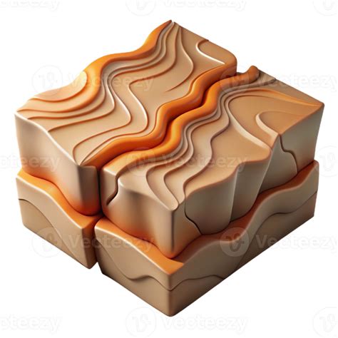 magnificent creative Detailed Fault Line Topography Cutout Element high