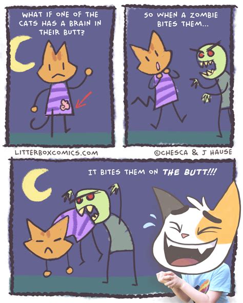 Butt Brain - Litterbox Comics
