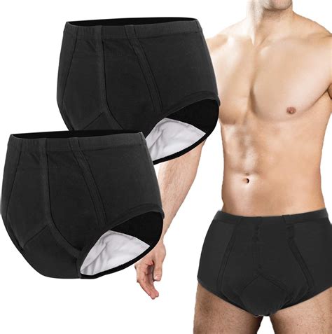 Amazon.com: Incontinence Underwear for Men - 2 Pack Washable Briefs
