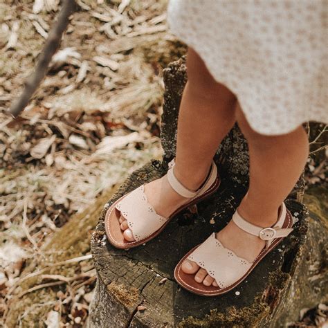 Nude Blush Bella {Children's Leather Sandals} – Adelisa & Co