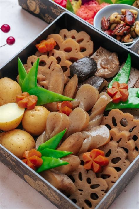japanese  year food plant based osechi ryori traditional japanese