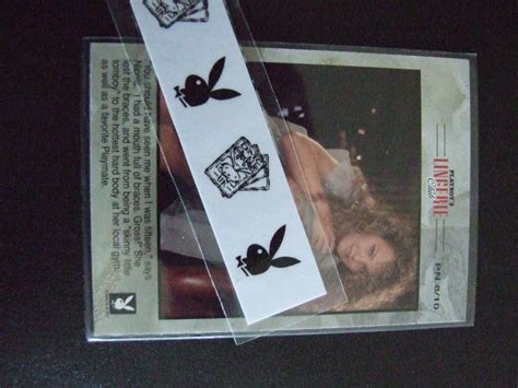 Playboy 2003 Playboy LINGERIE CLUB Single Chase Card Nicole Wood PN 8/