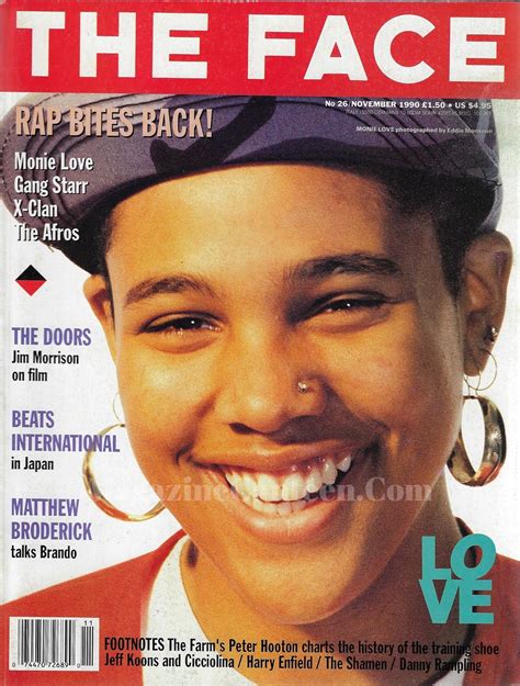 The Face Magazine 1990 - Monie Love – magazine canteen