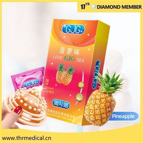Sex Natural Latex Ribbed Condom for Men Spiked Condom Sex Toys Penis ...