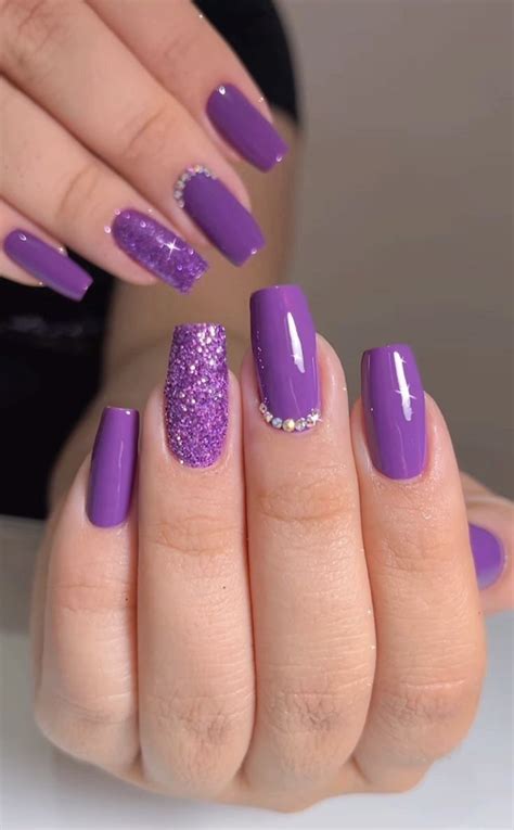 Unha Decorada Com Roxo - Unha decorada roxa: Aprenda a criar este look em casa - varandadasunhas ...