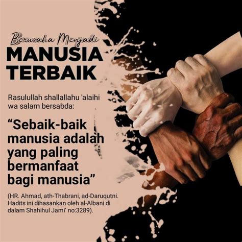 berusaha menjadi manusia terbaik