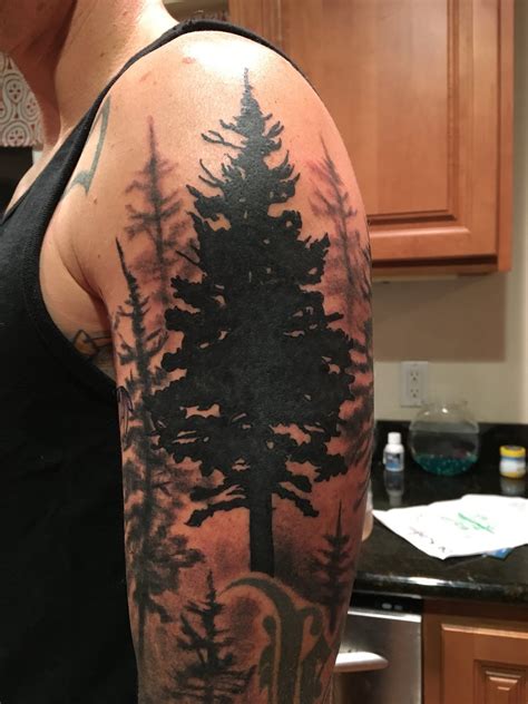 The Benson Journey: HALF-SLEEVE TREE TATTOO