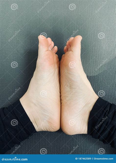 Yoga Feet Soles stock image. Image of flow, moody, slow - 187462589