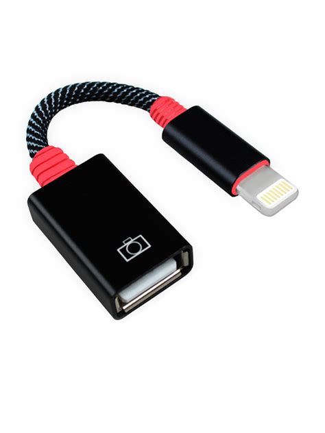 Адаптер переходник для флешки на iPhone USB OTG / выход лайтинг/вход ...