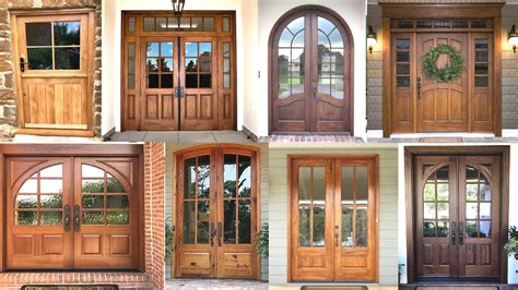 stylish wooden door  glass ideas  modern  elegant interiors