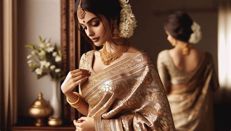 banarasi saree draping   style banarasi saree