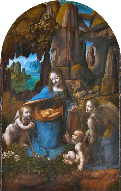 Leonardo da Vinci, "Vergine delle Rocce", 2^ versione (1508), olio su