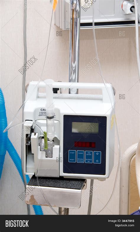 iv pump image photo  trial bigstock