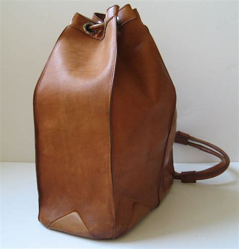 VINTAGE ANTIQUE LEATHER HANDBAG HANDCRAFTED WOMENS