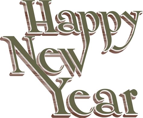 happy  year text  vector art  vecteezy