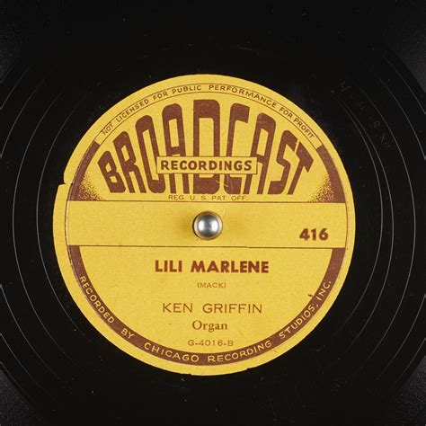 Lili Marlene : Ken Griffin : Free Download, Borrow, and Streaming