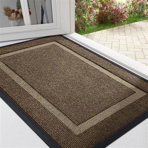 amazoncom olanly front door mat indoor outdoor entrance waterproof