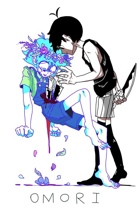 (Nsfw for just in case) Omori and Basil I drew a while ago. Hope y'all